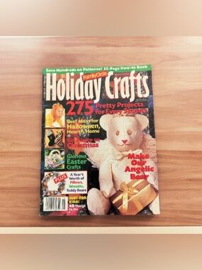 2/$20 Vintage Family Circle Holiday Crafts Fall 1995 Magazine Seasonal Projects